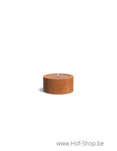 Table d'eau rond 80 x 40 cm - Adezz Table d'eau en acier corten
