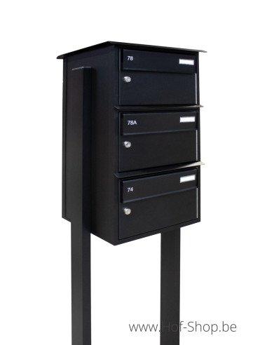 F31 multibox Front Door - Boîte aux lettres multiple Larob en aluminium
