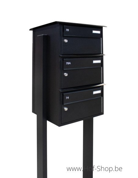 F31 multibox Front Door - Boîte aux lettres multiple Larob en aluminium