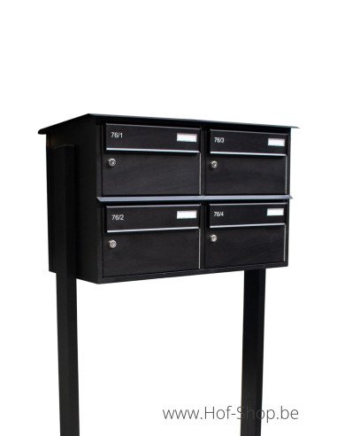F22 multibox Front Door - Boîte aux lettres multiple Larob en aluminium