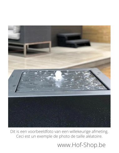 Watertafel 60 x 60 x 40 cm - watertafel Adezz aluminium