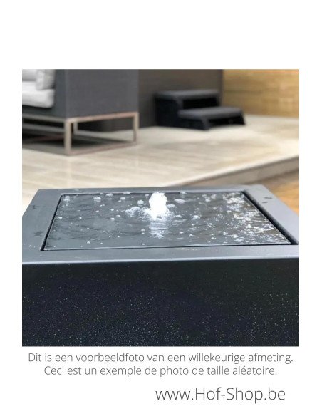 Watertafel 60 x 60 x 40 cm - watertafel Adezz aluminium