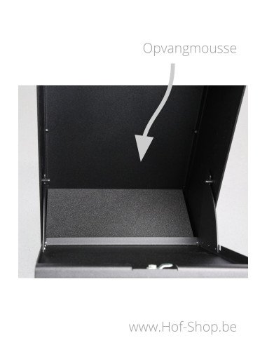 Dropbox Cortenstaal Look - pakketbus aluminium eSafe