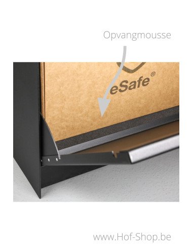 Dropbox Deur Achteraan - pakketbus aluminium eSafe