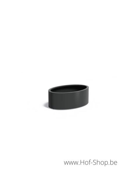 Ellipse 120 x 80 x 40 cm - Jardinière Adezz en aluminium