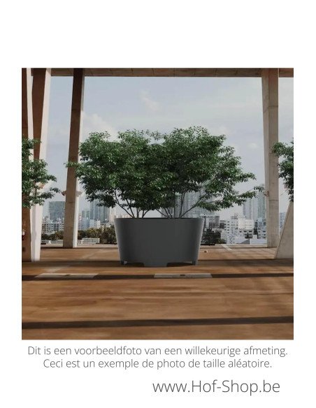 Conic met poten 150 x 80 cm - Adezz Plantenbak in aluminium