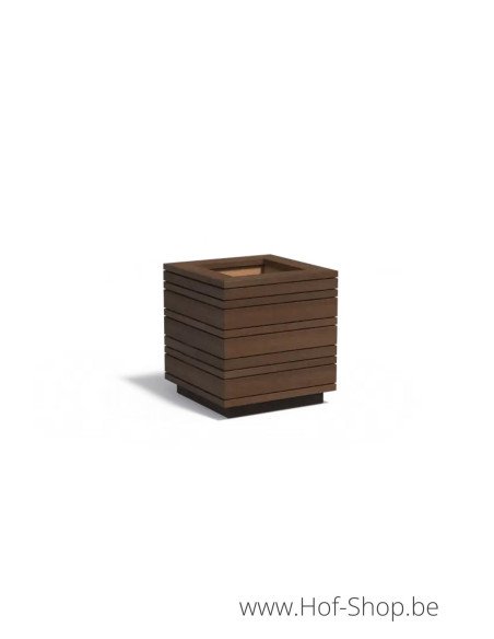 Bandu 80 x 80 x 85 cm - Jardinière Adezz en bois dur