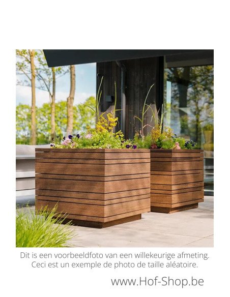 Bandu 100 x 100 x 85 cm - Jardinière Adezz en bois dur