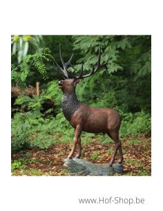 Cerf - statue en bronze (B955)