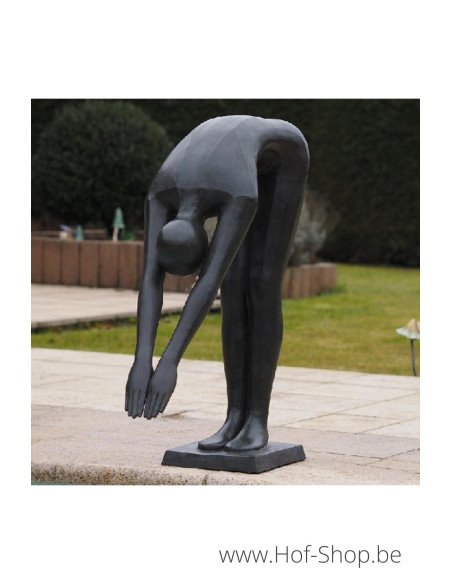 Zwemmer Christophe - bronzen beeld (AN1349BR-B)