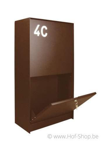 eSafe kopen Cortenstaal Look - pakketbus aluminium eSafe