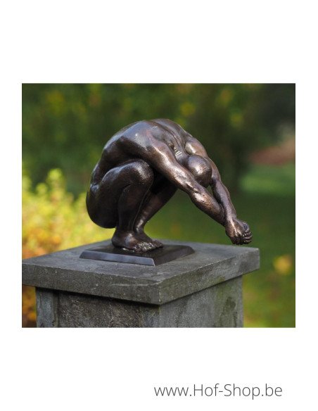 Duiker - bronzen beeld (AN1300BR-B)