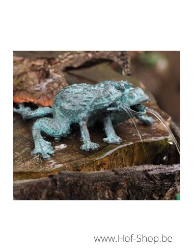 2 Kikkers fontein - bronzen beeld (AN13010BR-V-F)