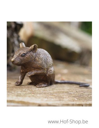 Souris - statue en bronze (AN1328BR-B)