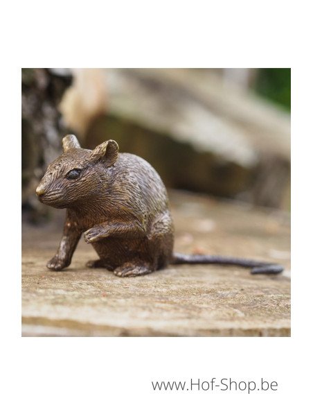 Souris - statue en bronze (AN1328BR-B)