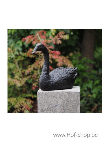 Zwaan groot - bronzen beeld (AN1344BR-B)