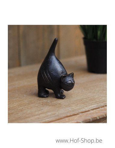 Chat - statue en bronze (AN1326BR-B)
