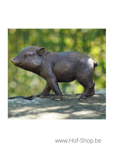 Biggetje - bronzen beeld (AN1377BR-B)