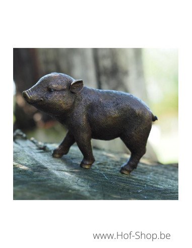 Biggetje - bronzen beeld (AN1377BR-B)