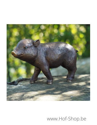 Biggetje - bronzen beeld (AN1377BR-B)