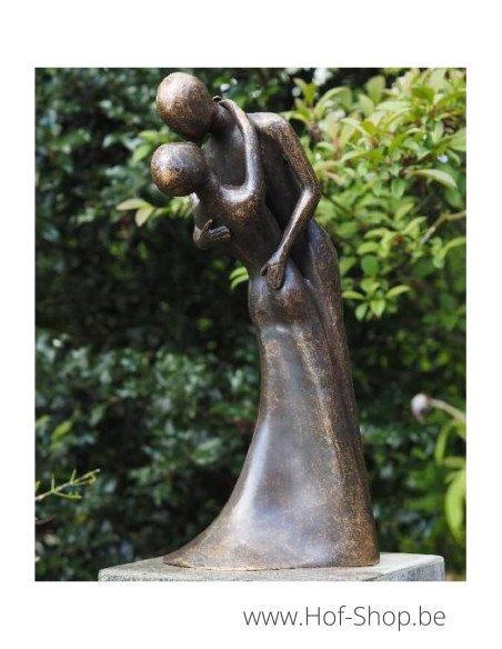danspaar - bronzen beeld (AN1541BR-BI)