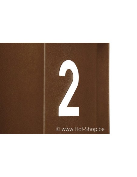 Fenix Top Medium Aspect acier Corten - eSafe boîte à colis aluminium