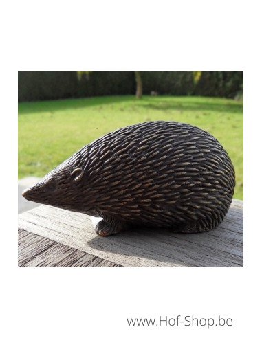 Kleine egel - bronzen beeld (AN1683BRW-BS)