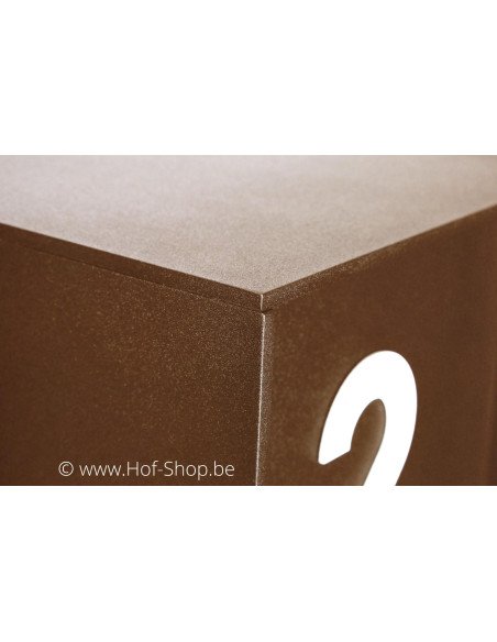 Fenix Top Medium Cortenstaal Look - pakketbus aluminium