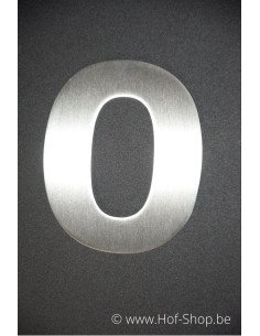 Numéro 0 Arte - acier inoxydable de 12 cm de haut AB collectie