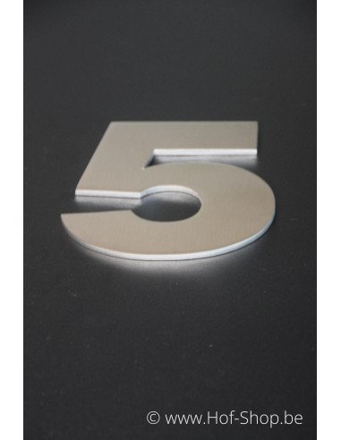 Nummer 5 Arte - inox 12 cm hoog AB collectie