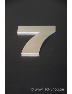 Numéro 7 Arte - acier inoxydable de 12 cm de haut AB collectie