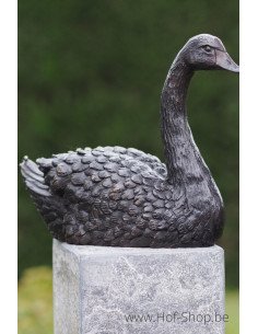 Zwaan - bronzen beeld (AN1343BR-B)