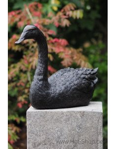 Cygne grande - statue en bronze (AN1344BR-B)