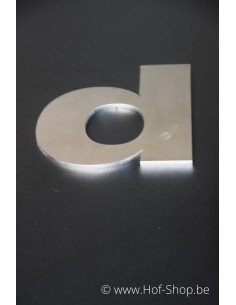 Lettre d Arte - acier inoxydable de 12 cm de haut AB collectie