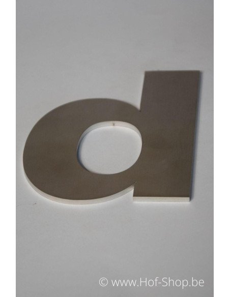 Lettre d Arte - acier inoxydable de 12 cm de haut AB collectie