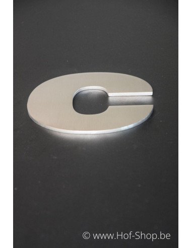 Letter c Arte - inox 9,5 cm hoog AB collectie