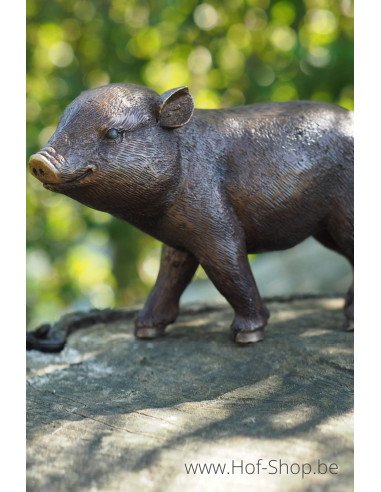 Biggetje - bronzen beeld (AN1377BR-B)