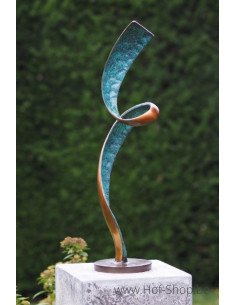 Moderne sculptuur 'Helix' - bronzen beeld (AN1546BR-HP)