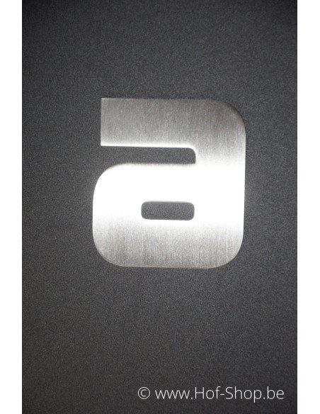 Lettre a Designer- acier inoxydable de 9,5 cm de haut AB collectie