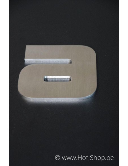 Lettre a Designer- acier inoxydable de 9,5 cm de haut AB collectie
