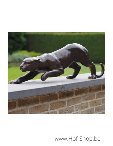 Guépard - statue en bronze (AN2063BR-B)