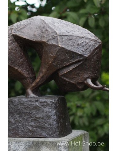 Taureau moderne - statue en bronze (AN2082BR-B)