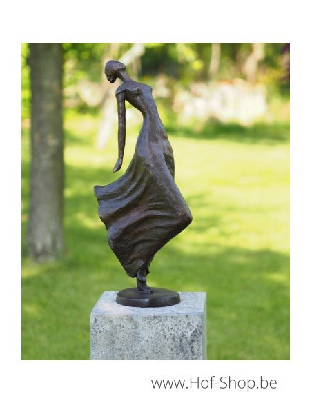 Femme courbée en arrière - statue en bronze (AN2084BR-B)