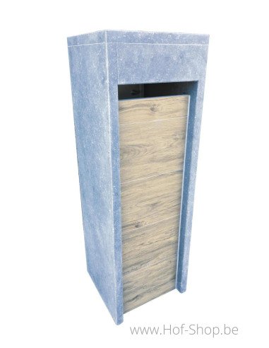 Alicante Houtlook - brievenbus arduin