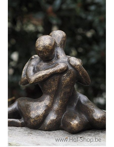 Couple d'amoureux modernes - statue en bronze (AN2125BR-BI)