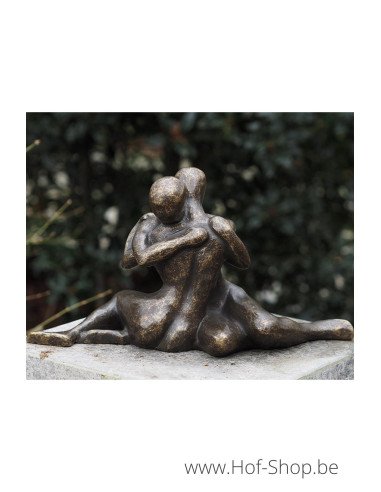 Couple d'amoureux modernes - statue en bronze (AN2125BR-BI)