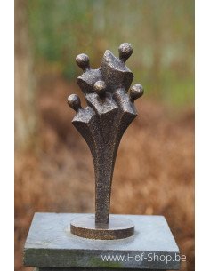 Familiebeeld klein - bronzen beeld (AN2385BR-BI)