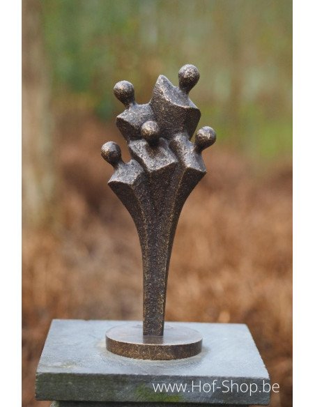 Image de famille petite - statue en bronze (AN2385BR-BI)