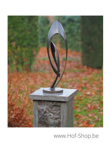Sculpture moderne 'Endless' petite - statue en bronze (AN2682BR-BI)