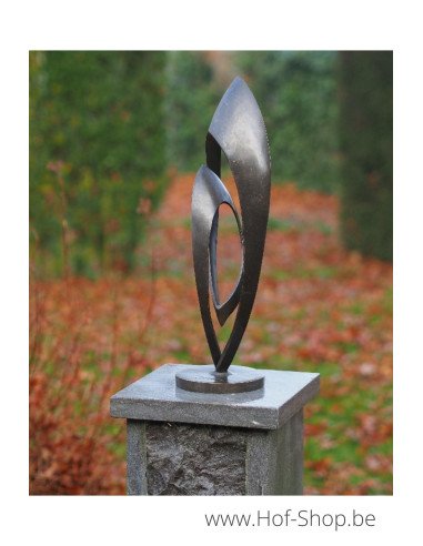 Sculpture moderne 'Endless' petite - statue en bronze (AN2682BR-BI)